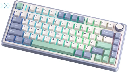 Клавиатуры AULA F75 Comic Keycap Light Green Switches Клавиатуры AULA F75 Comic Keycap Light Green Switches